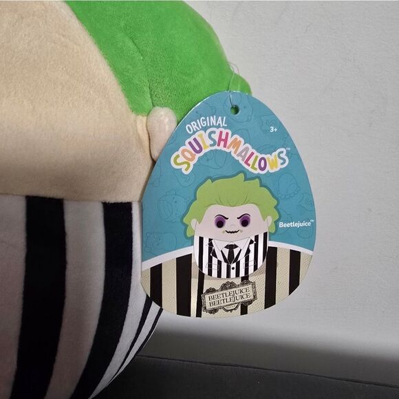 Squishmallow Original Halloween 8" Beetlejuice and Sandworm Plush Bundle, new - Picture 6 of 12